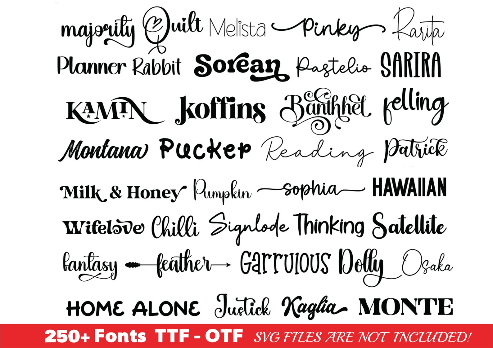 2500 Fonts bundle, script fonts set, craft fonts pack, handwritten fonts, serif typeface, wedding fonts set, Procreate font, commercial use - Image 3